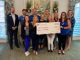 Sharonview delivers check for Walk to End Alzheimers