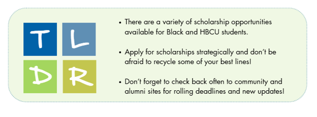 HBCU scolarships tldr